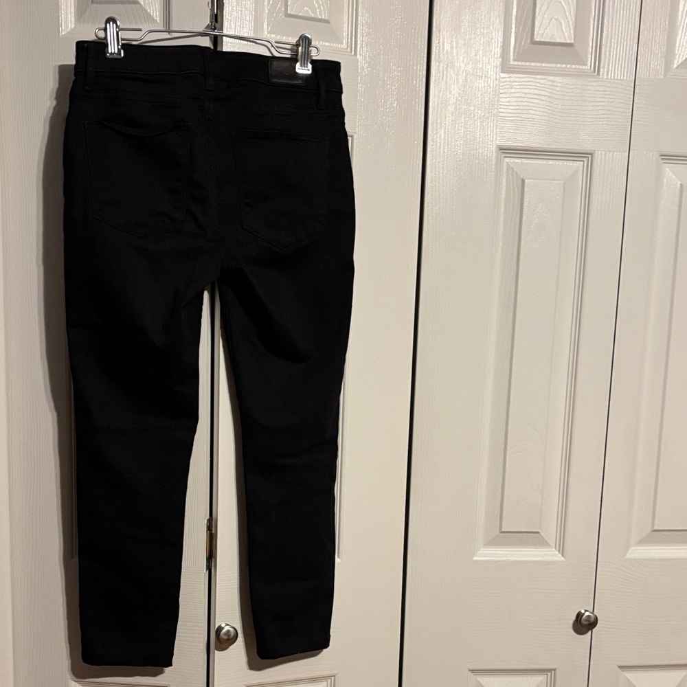 Tommy Hilfiger black straight cropped jeans size 2 - Picture 10 of 10
